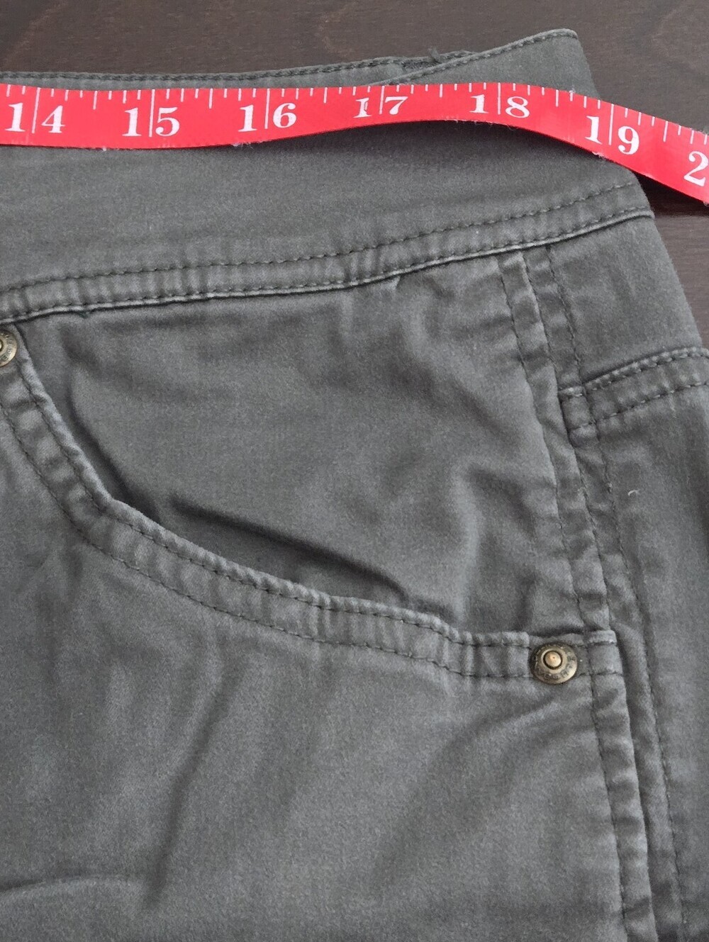 Bandolinoblu Capris Pants Women size 20W Olive 5 Pockets - Picture 11 of 14